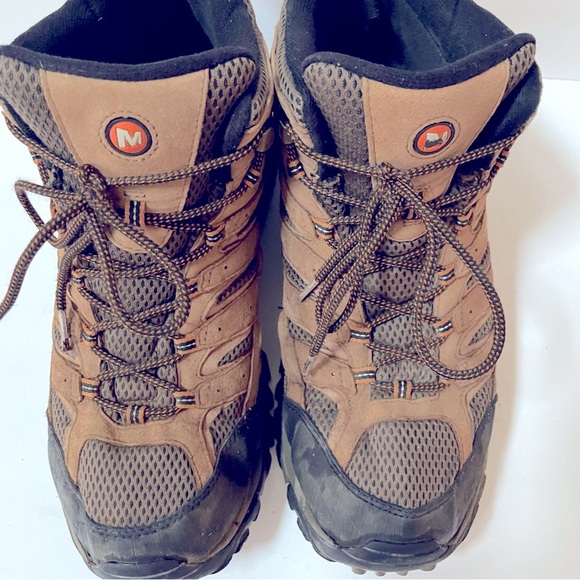 Merrell Men’s Moab 2 Mid Waterproof Boots Size 12W - Picture 8 of 14